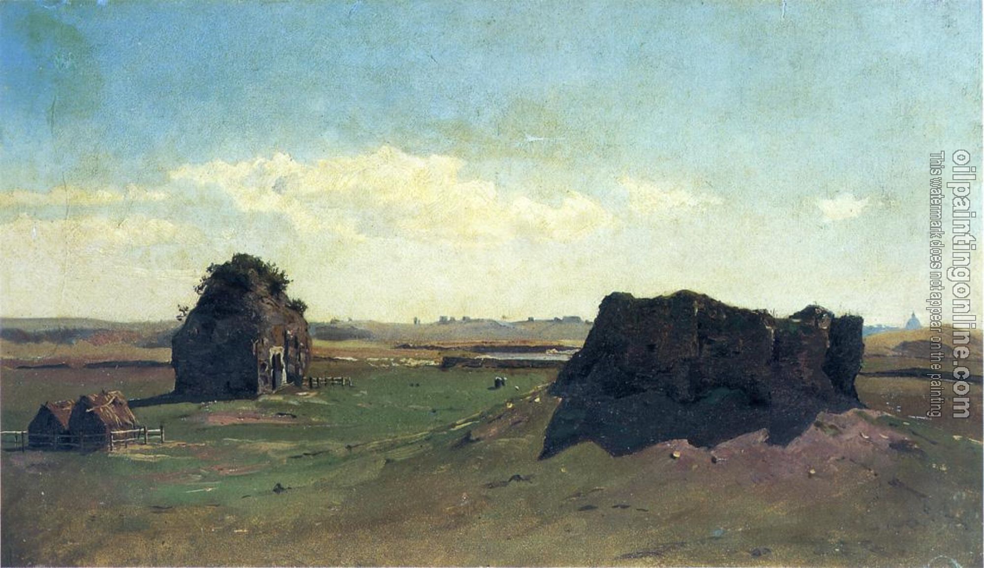 William Stanley Haseltine - Torre degli Schiavi Campagna Romana